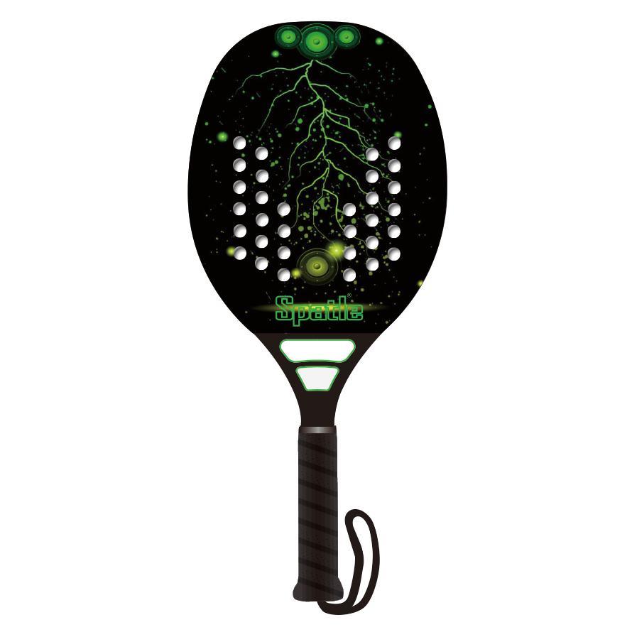 Venda quente de raquete de tênis de praia de marca OEM de fibra de carbono