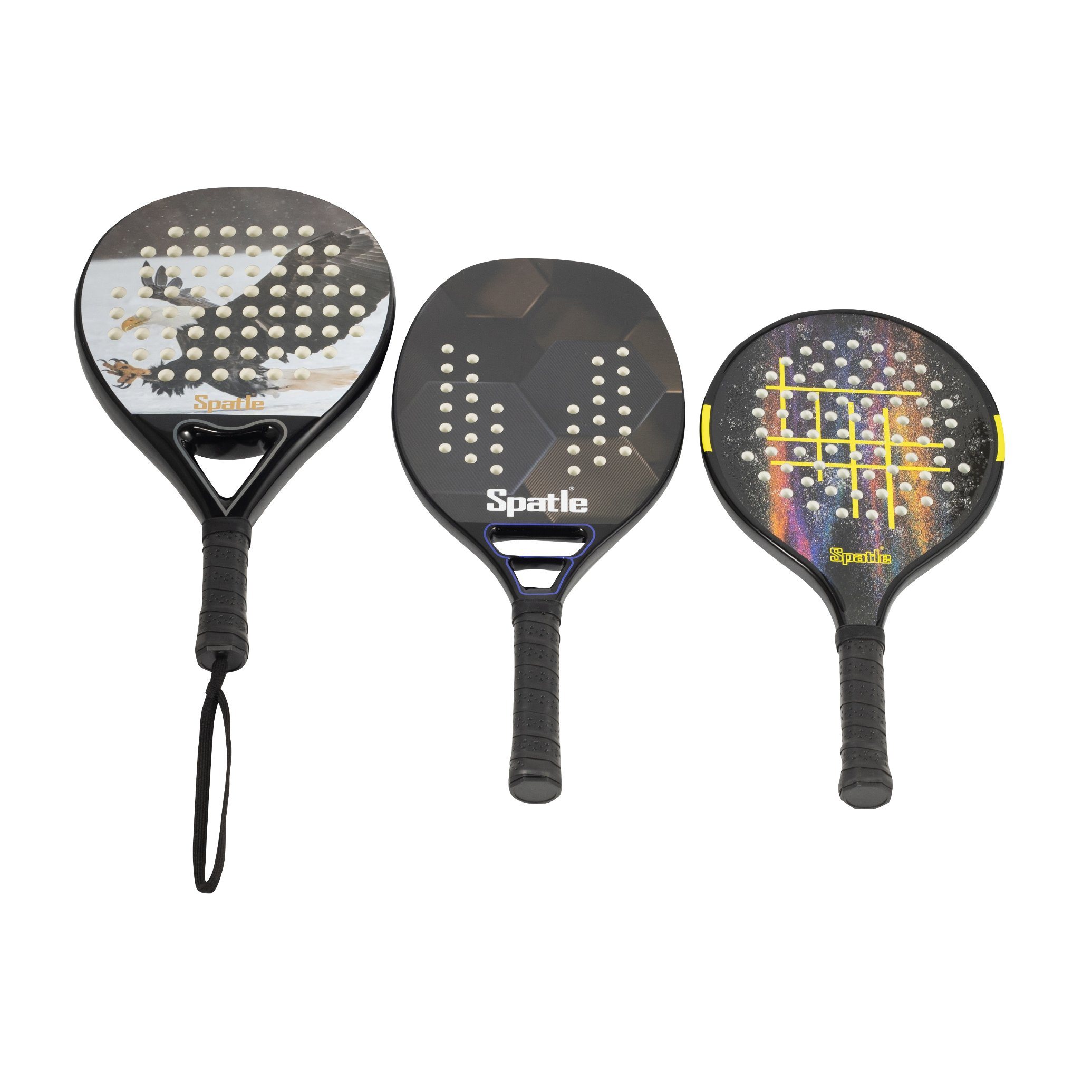 Raquetes de tênis de pás de carbono personalizadas em cores
