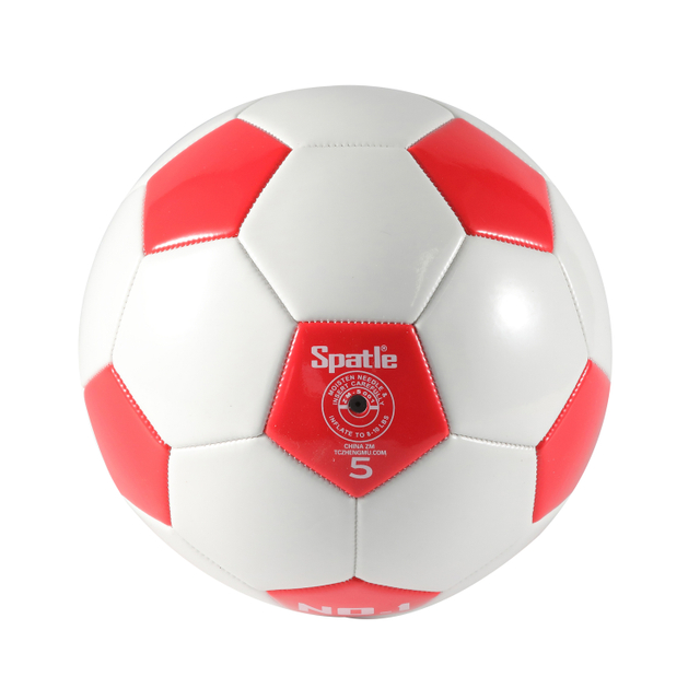 Bola de futebol de PVC de promoção costurada à máquina oficial tamanho 5