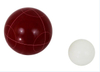 Conjunto de bocha jogo ao ar livre resina 107 mm bola de bocha pallio