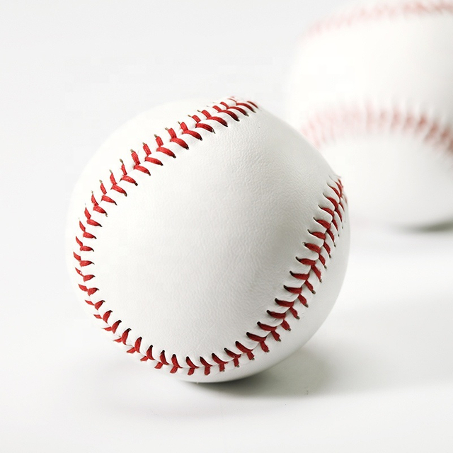 Venda por atacado de cobertura de PVC para beisebol com núcleo de esponja de borracha para beisebol externo personalizado